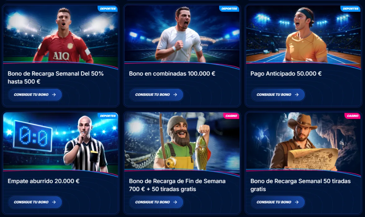 Boomerang Bet Casino Promociones y Bonos Deportivos